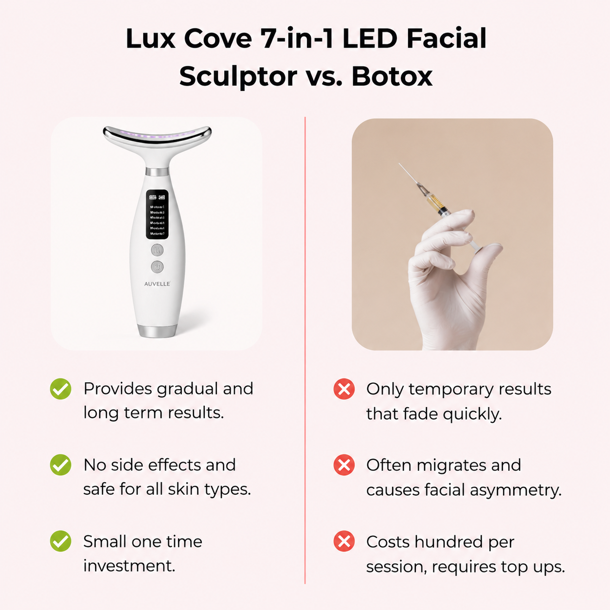 LED Facial Neck Massager