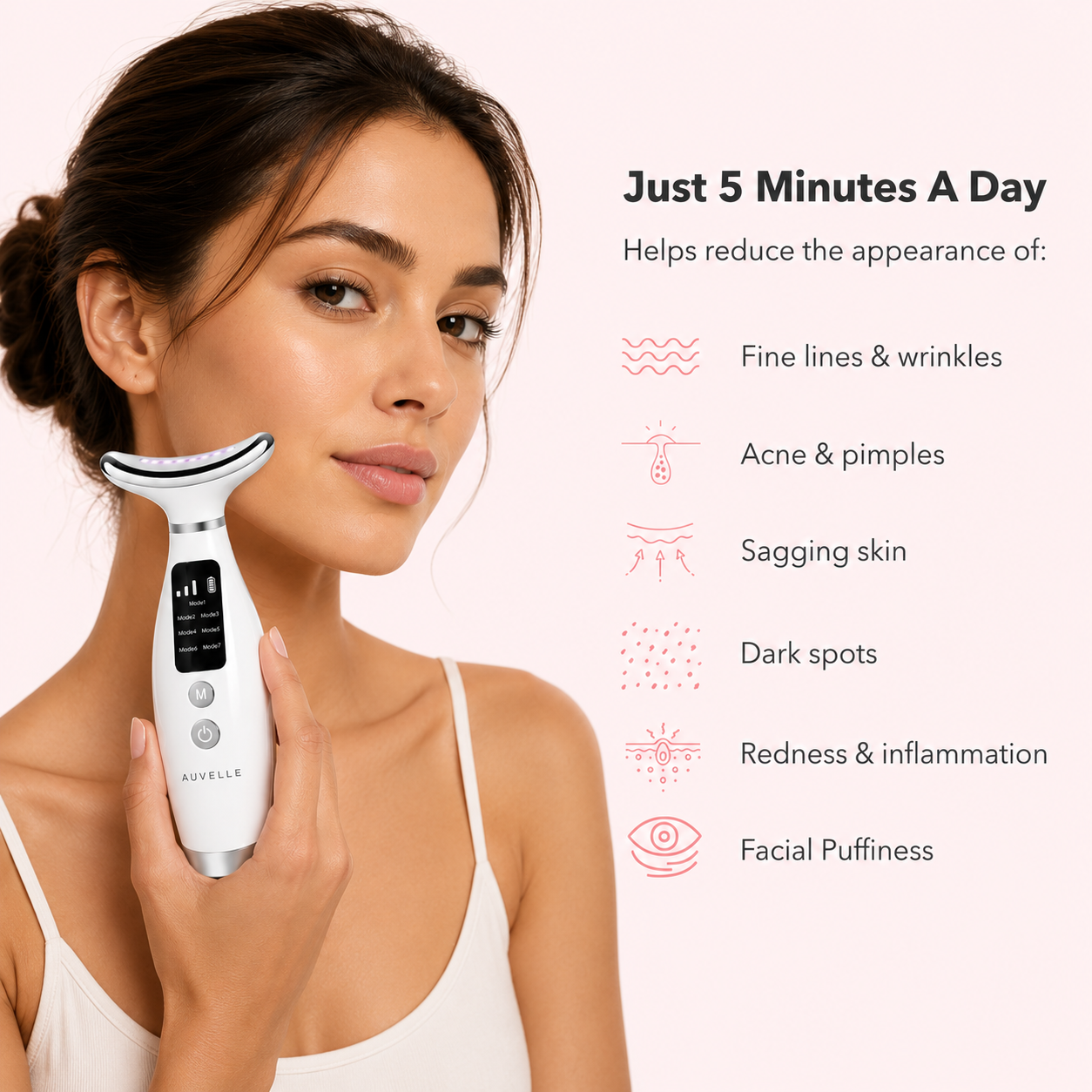 LED Facial Neck Massager