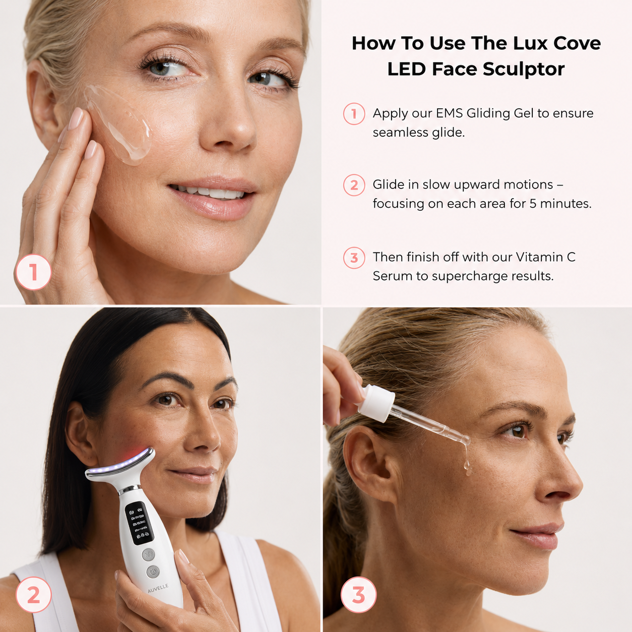 LED Facial Neck Massager